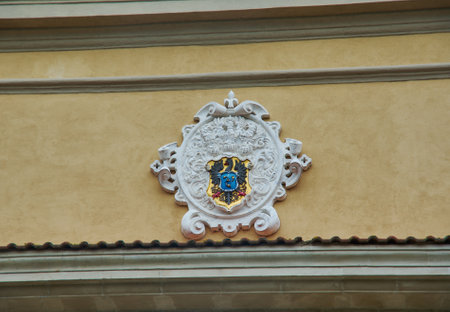 Nesvizh Castle World Heritage Site.July 1, 2017. Radziwill castle in Nesvizh, Belarusのeditorial素材