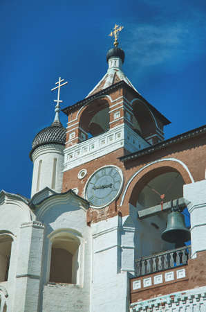 Belfry in Cathedral in Monastery of Saint Euthymius in Suzdalの写真素材