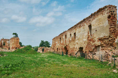 Holszany Castle. ruined residence of the Sapieha magnate family.Halshany, Hrodna Voblast, Belarus