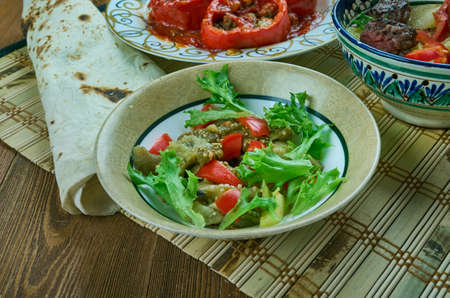 Patlican Pacasi - Turkish salad with eggplantの写真素材