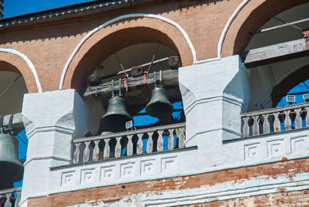 Belfry in Cathedral in Monastery of Saint Euthymius in Suzdalの写真素材