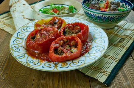 Dolma Felfel - Middle Eastern dish, close up