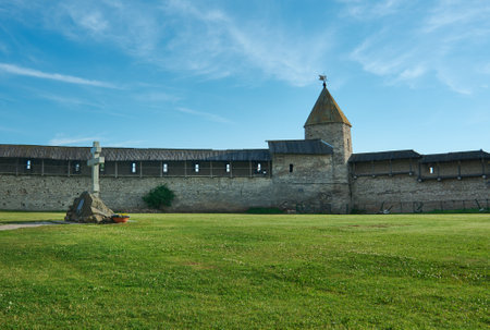 Pskov Kremlin also called Pskov Krom. Pskov, Russia