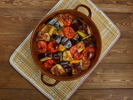 Tava-kebab - Kebab in the frying pan, Azerbaijan cuisineの写真素材