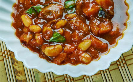 Beef and Cannellini Bean Minestrone, Italian cuisineの写真素材