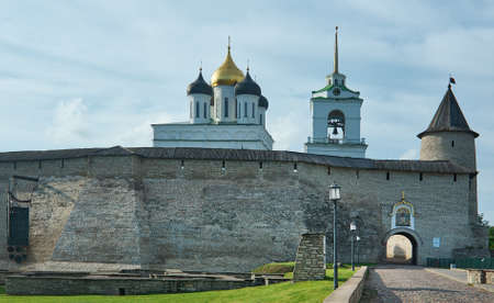 Pskov Kremlin also called Pskov Krom. Pskov, Russiaの写真素材