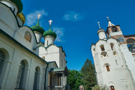 Cathedral in Monastery of Saint Euthymius in Suzdalの写真素材