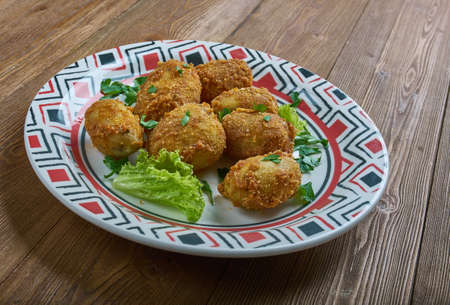 tandoori aloo tikka -  spiced marinated potatoes which are either grilled or pan frie.Indian cuisine