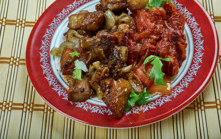 Jamaican Jerk Pork Shoulder -  Jamaican  street foodの写真素材