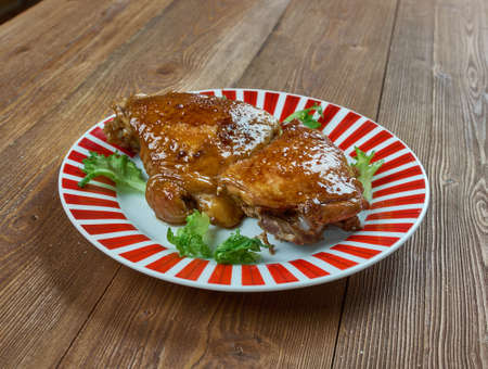 Spanish Adobo for Chicken , traditional Spanish, Portuguese method of cooking chicken.の写真素材