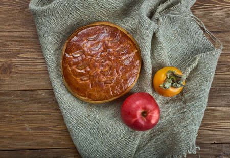 Armenian Gata Bread - popular dessert a lot of Armenians, similar to a coffee cake.の写真素材
