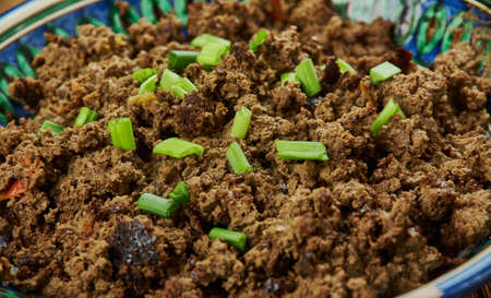 Ezma - Azerbaijani dish of lamb liverの写真素材