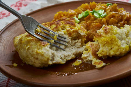 Kotlet Kurczeta - Polish Breaded Chicken Cutletsの写真素材