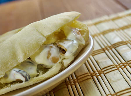 Seafood Marinara Sandwiches, Italian Cuisine close upの写真素材