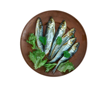 Kieler Sprotte - smoked fish  north European countries, including the Baltic states, Scandinavia, Ireland, Germany, Poland and Russia.の写真素材