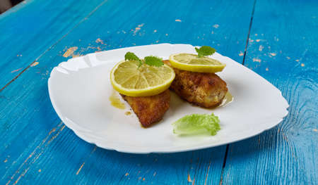 Lemon Chicken Romano - skinless chicken breasts with lemon butter sauce