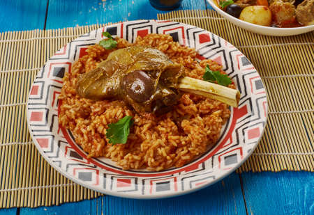 Ankara tava - Turkish dish with lambの写真素材