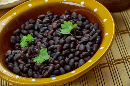 Frijoles negros,  cuban cuisine,popular dish in Latin America