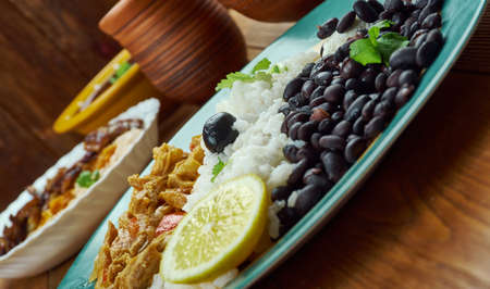 Pabellon criollo -  traditional Venezuelan dishの写真素材