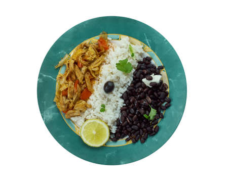 Pabellon criollo -  traditional Venezuelan dishの写真素材