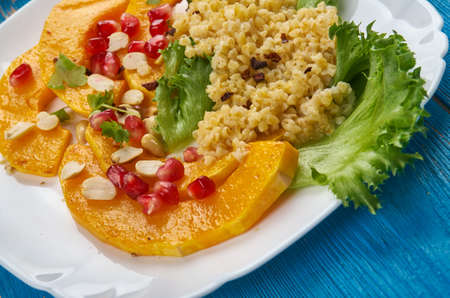 Roasted Delicata Squash Salad With Bulgur