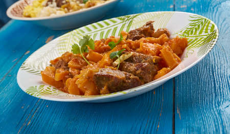Spicy Lamb Stew with Butternut Squash