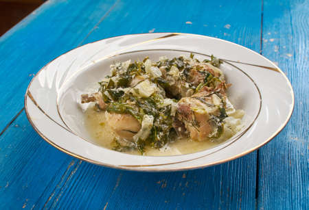 Cafreal -  spicy chicken preparation consumed widely in the Indian state of Goa.Goan cuisineの写真素材