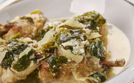 Cafreal -  spicy chicken preparation consumed widely in the Indian state of Goa.Goan cuisineの写真素材