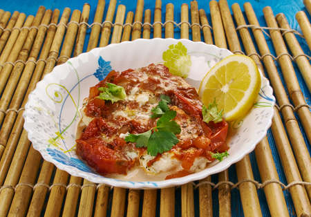 East African Fish in Coconut Curry, Zanzibar cuisineの写真素材