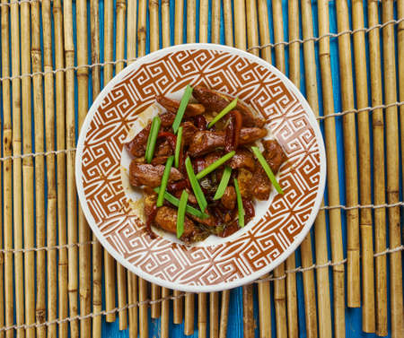 dapandzhi - Fried chicken,  Dungan cuisineの写真素材