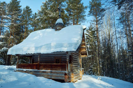 Russian Traditional wooden chapel  , Malye Karely village, Arkhangelsk region, Russiaの写真素材