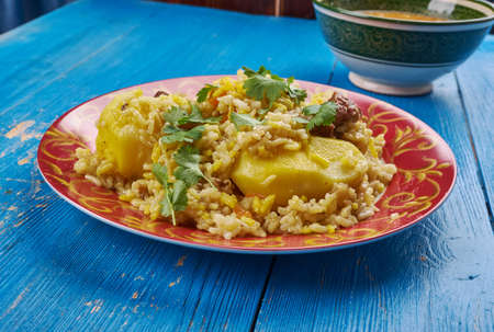 Surbiyaan - or zurbiyan is a type of Biryani that is popular in Yemen, other parts of the Arabian Peninsulaの写真素材