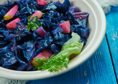 Danish Rodkal  - Fried Red Cabbage with Apples, Danish cuisine