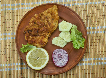 Mexican Steak Milanesa,  Easy mexican food の写真素材