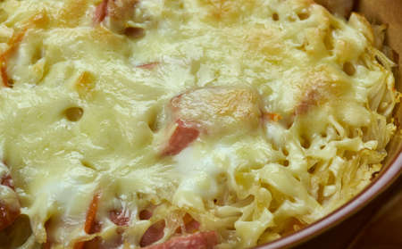 Bavarian cuisine , Traditional German Sauerkraut Casseroleの写真素材