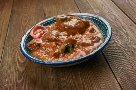 Mutton Afghani Korma, Afghan meat Curry , Afghan cuisine.
