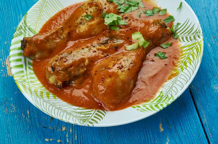 Malai Chaap Gravy - North Indian curry soya chaap .