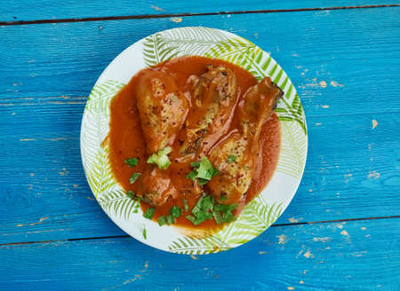 Malai Chaap Gravy - North Indian curry soya chaap .