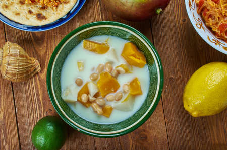 Olan Food set dish from Southern India of the Kerala cuisine