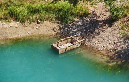 Naryn River rises in the Tien Shan mountains in Kyrgyzstan, Central Asia