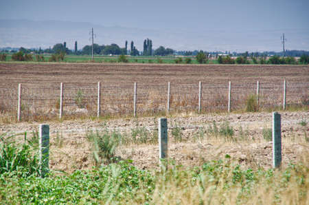 Border of Kyrgyzstan -Uzbekistan, Jalal-Abad Region, Kyrgyzstan.
