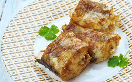 South Indian Fish Curry, close upの写真素材