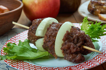 Dutch Berenklauwp,  deep-fried fast food snack,  Dutch cuisine, Traditional assorted dishes, Top...