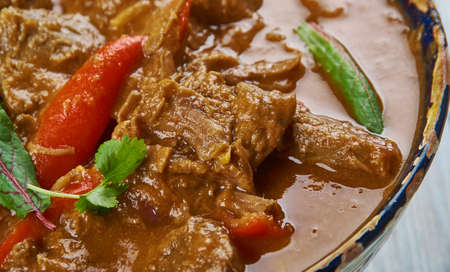 Dum Pukht Gosht - slow-cooked Afghani muttonの写真素材