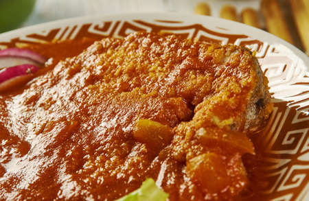 Mui Borok , Tripuri cuisine,called Shidal  in Bengali, Burma is a small, oil-pasted and dry fermented fishの写真素材