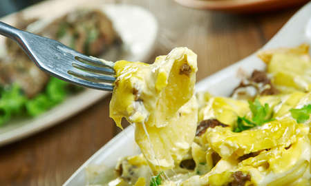 Southern  Creamy Turkey Noodle Casserole,  Countless versions