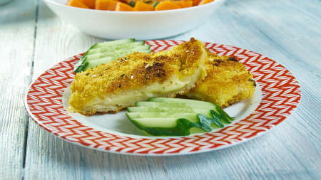 Kaassouffle - Dutch cheese souffle , most popular snack in the Netherlands
