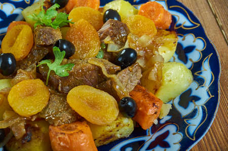 Moroccan Pot Roastt - flavors of North Africa cook with beef or lamb,