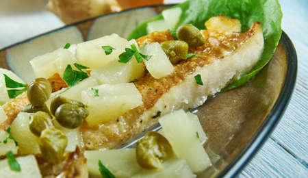 Broiled Snapper with pineapple Salsa, Crunchy-crusted fish topped with fresh fruit salsa