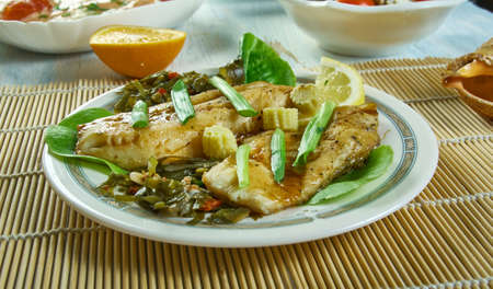 Honey-Soy Cod with Ginger Bok Choy